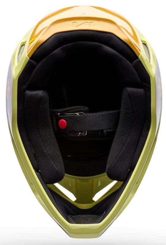 Шолом Fox V1 Helmet - Image Print Yellow