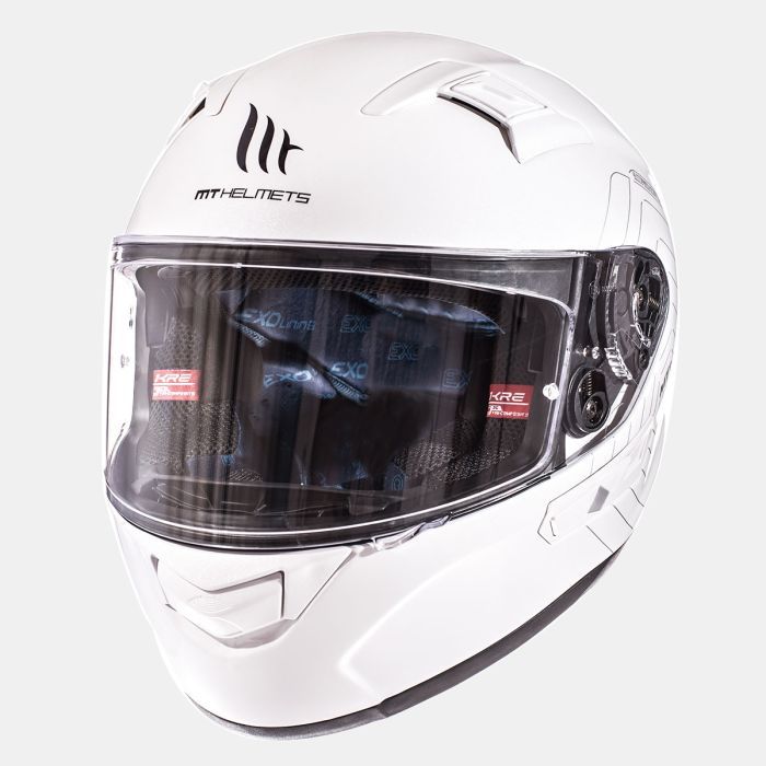 Мотошолом MT KRE SV Solid Gloss White