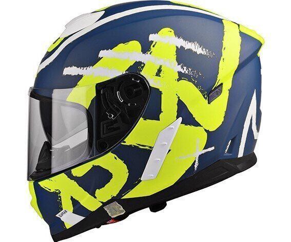 Мотошолом LAZER RAFALE Street Navy Blue Yellow