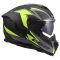 Мотошолом LS2 FF818 Storm 3 Dynamo Black Hi-Viz Yellow