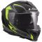 Мотошолом LS2 FF818 Storm 3 Dynamo Black Hi-Viz Yellow