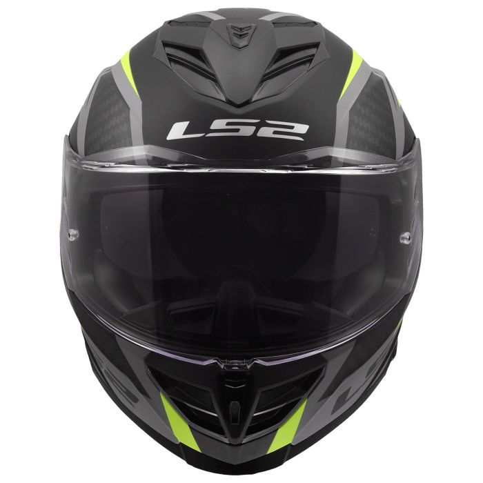 Мотошолом LS2 FF818 Storm 3 Dynamo Black Hi-Viz Yellow