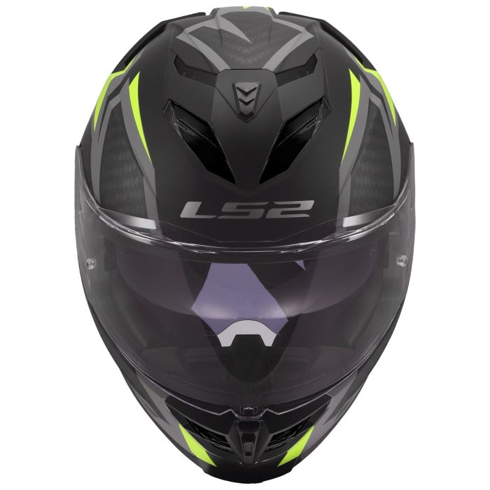 Мотошолом LS2 FF818 Storm 3 Dynamo Black Hi-Viz Yellow
