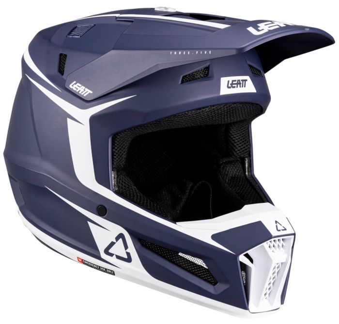 Шолом Leatt Moto 3.5 Jr Helmet + Goggle Blue