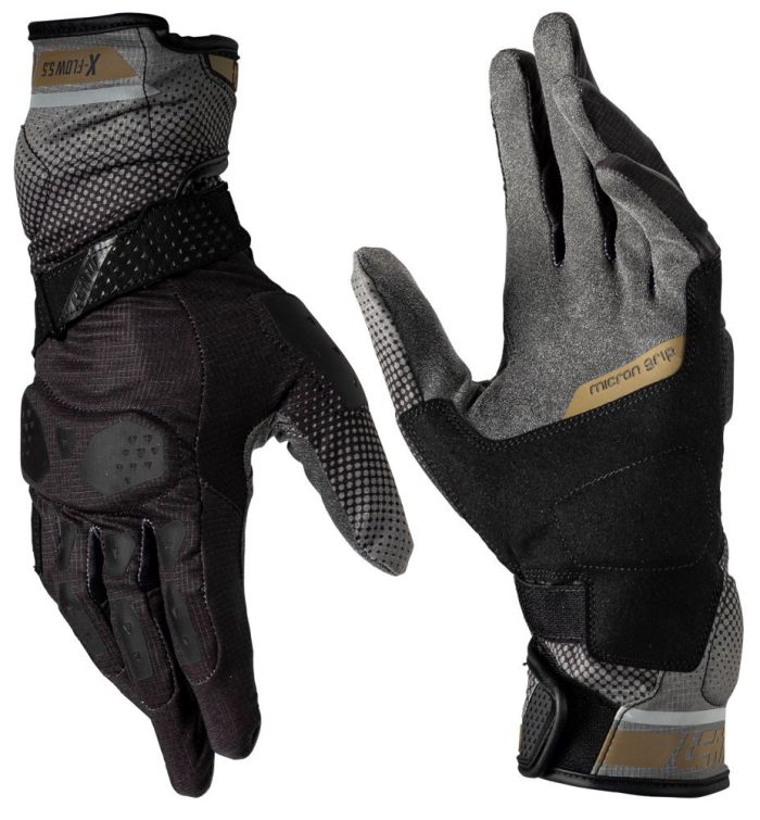 Перчатки Leatt 5.5 X-flow Adventure Glove Stealth