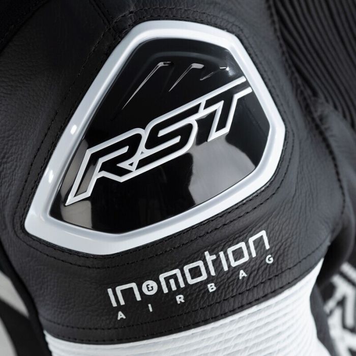 Комбінезони RST Pro Series Evo Airbag CE Mens Leather Suit - White / Black