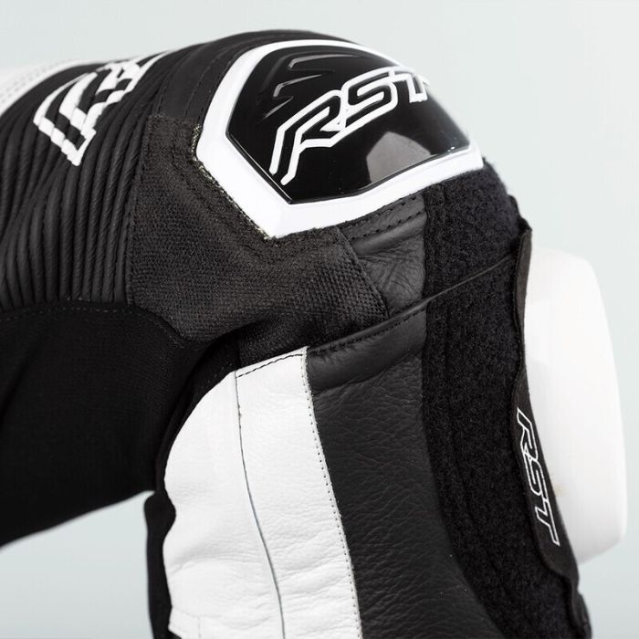 Комбінезони RST Pro Series Evo Airbag CE Mens Leather Suit - White / Black