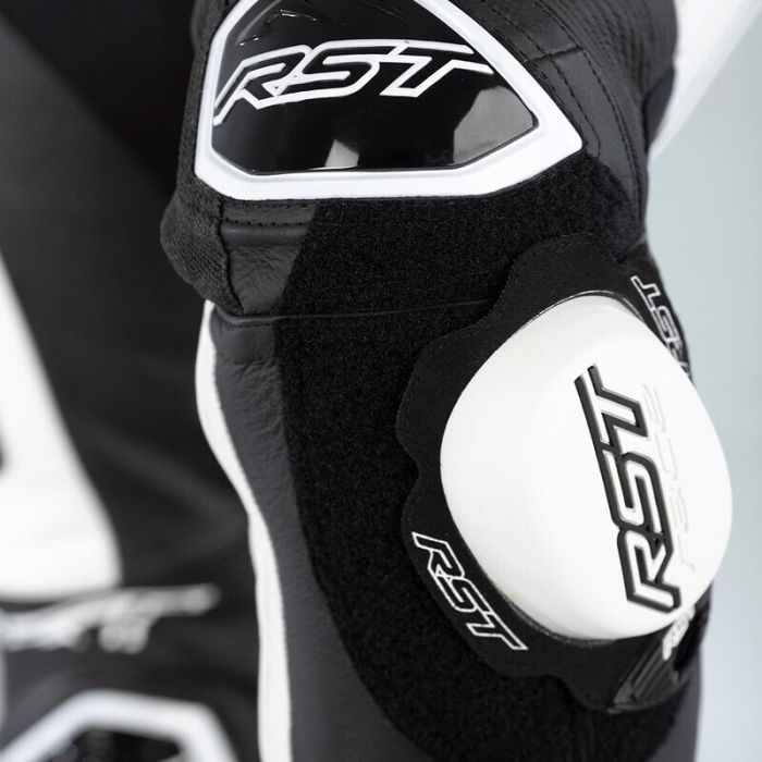Комбінезони RST Pro Series Evo Airbag CE Mens Leather Suit - White / Black