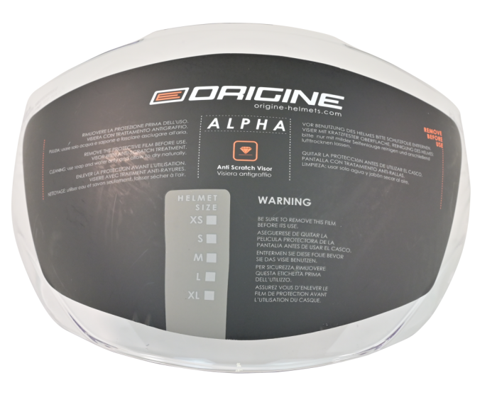 Візор Origine Alpha Clear Visor