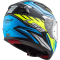 Мотошолом LS2 FF353 Rapid Gale Matt Black Blue Yellow
