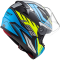 Мотошолом LS2 FF353 Rapid Gale Matt Black Blue Yellow