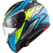 Мотошолом LS2 FF353 Rapid Gale Matt Black Blue Yellow
