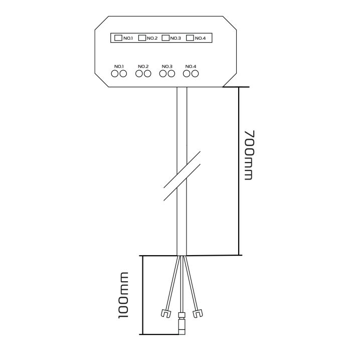 Розподільча коробка Oxford Junction Box -12V with fused power outlets