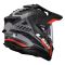 Мотошолом LS2 MX701 Explorer Hexa Black Red Grey