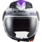Мотошолом LS2 OF562 Airflow Ronnie Gloss Titanium Violet