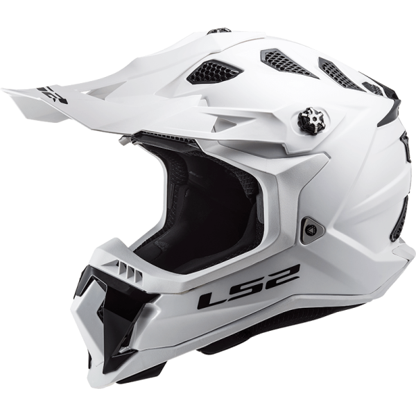 Мотошолом LS2 MX700 Subverter Evo Single Mono Gloss White