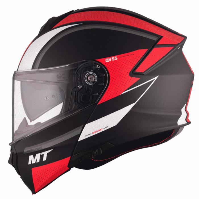 Мотошолом MT Genesis SV Cave A5 Matt Red