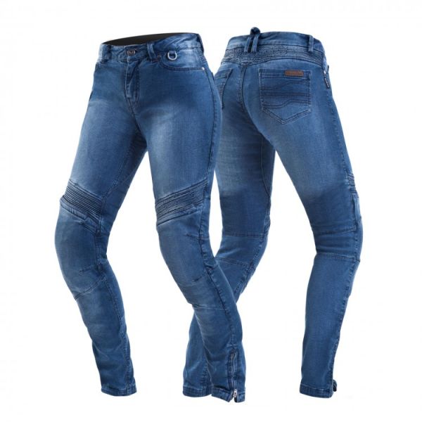 Мотоджинси жіночі Shima Jess Blue з наколінниками, кевлар