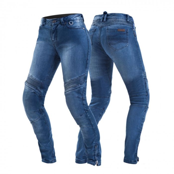 Мотоджинси жіночі Shima Jess Blue з наколінниками, кевлар