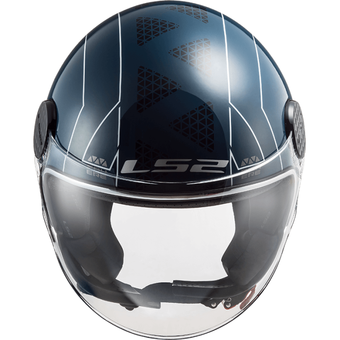 Мотошолом LS2 OF558 Sphere Lux Linus Gloss Cobalt