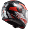 Мотошолом LS2 FF353 Rapid Stratus Gloss Black Red Silver