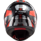 Мотошолом LS2 FF353 Rapid Stratus Gloss Black Red Silver