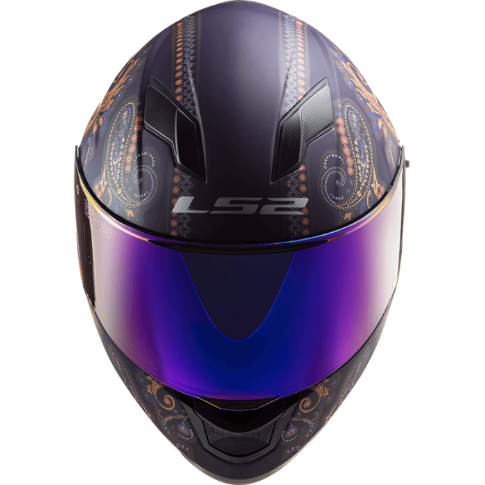 Мотошолом LS2 FF320 Stream Evo Pasly Matt Violet