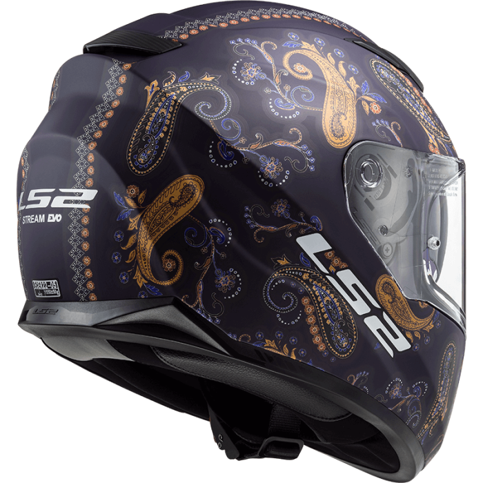 Мотошолом LS2 FF320 Stream Evo Pasly Matt Violet