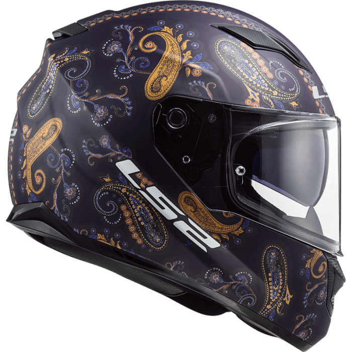 Мотошолом LS2 FF320 Stream Evo Pasly Matt Violet