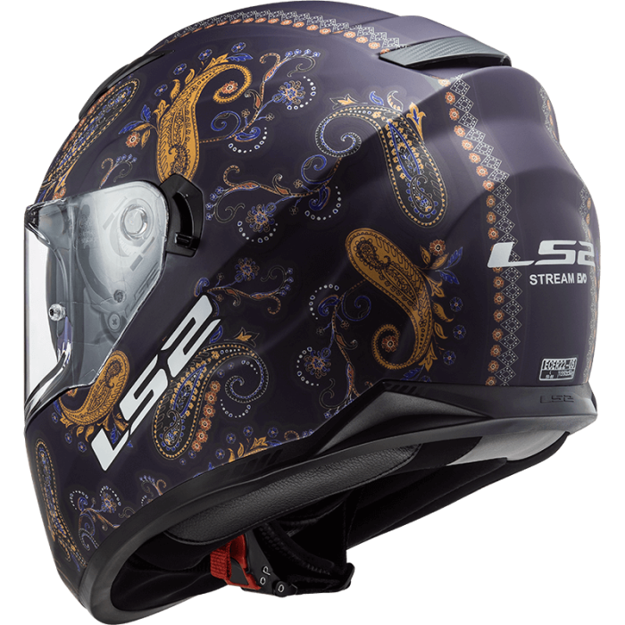 Мотошолом LS2 FF320 Stream Evo Pasly Matt Violet