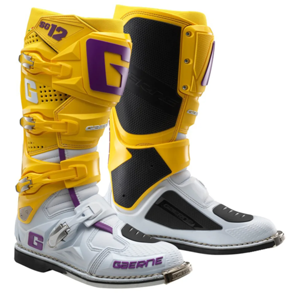 Мотоботи Gaerne SG-12 White-Gold-Purple