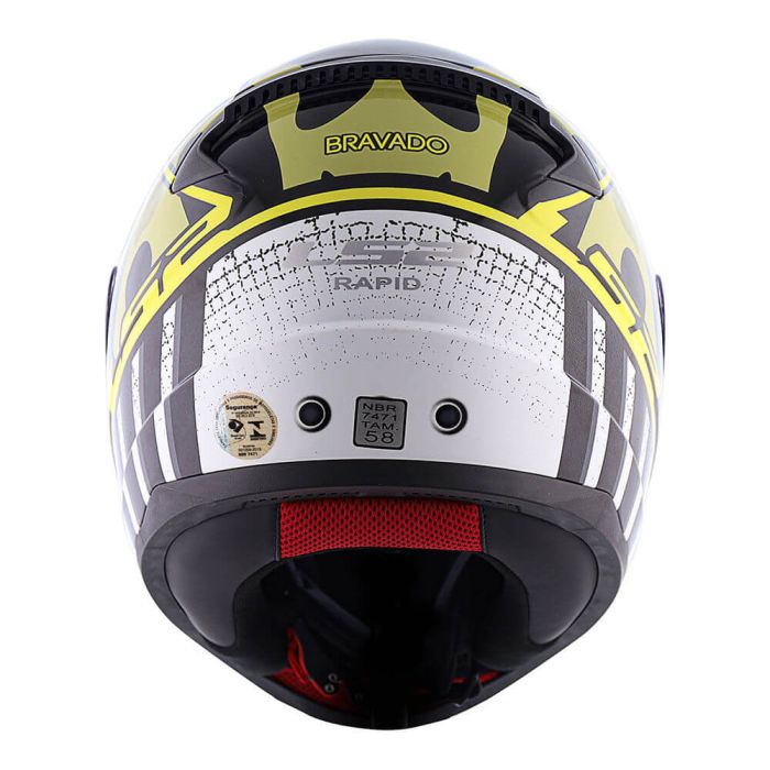 Мотошолом LS2 FF353 Rapid Bravado Yellow