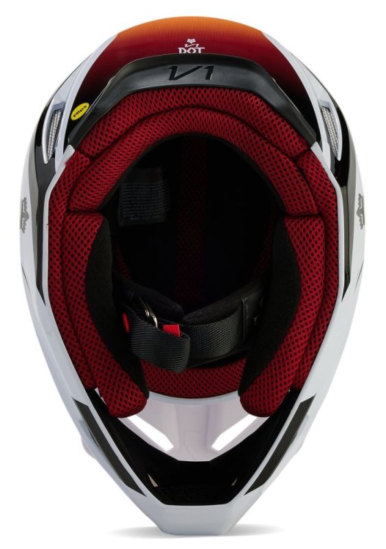 Шолом Fox V1 Flora Helmet White