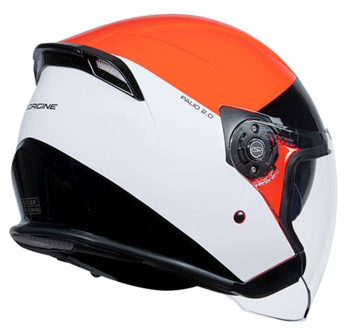 Мотошолом Origine Palio 2.0 Scout Black Fluo Red Gloss