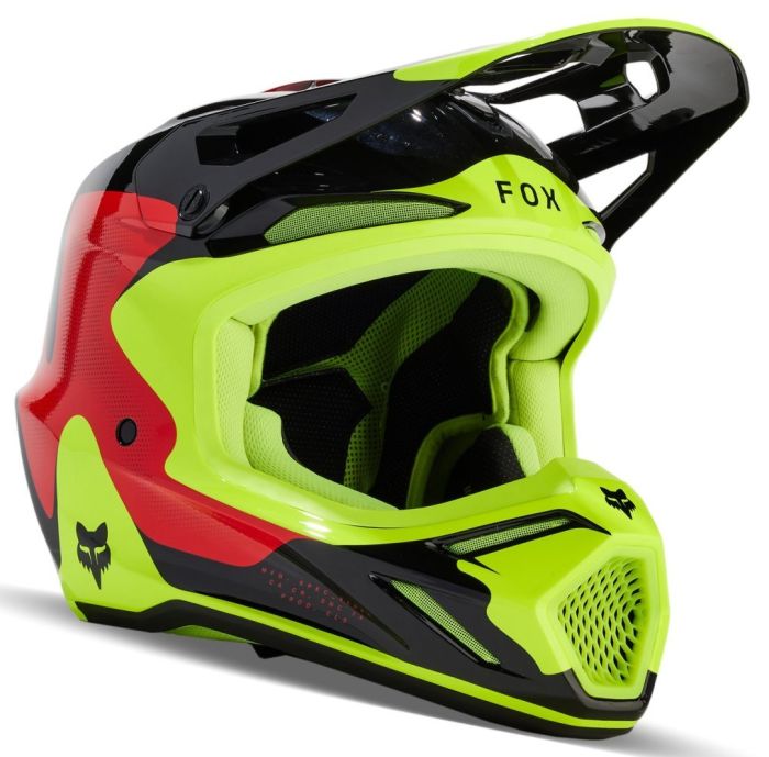 Мотошолом Fox V3 Revise Helmet Red