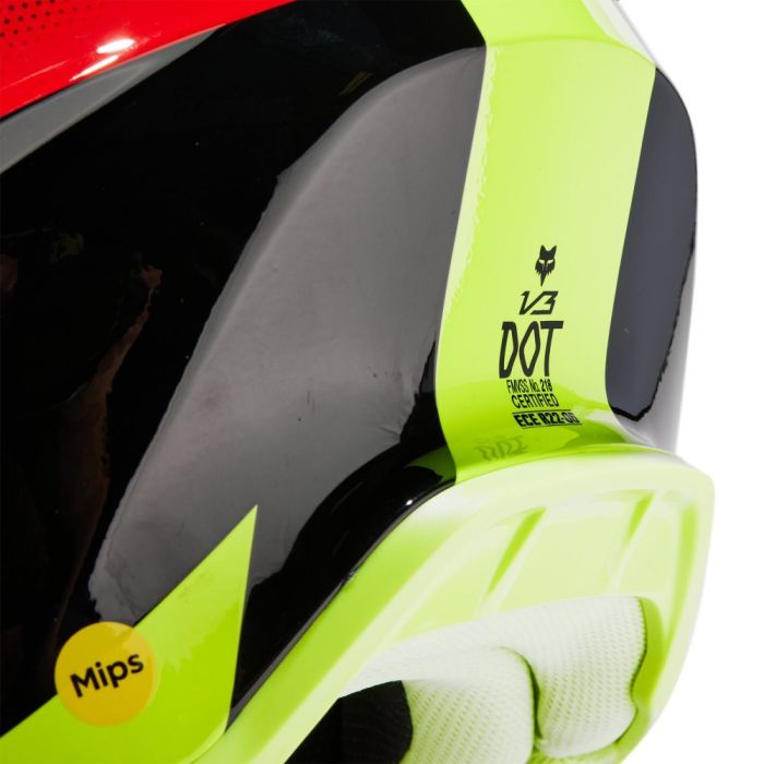Мотошолом Fox V3 Revise Helmet Red