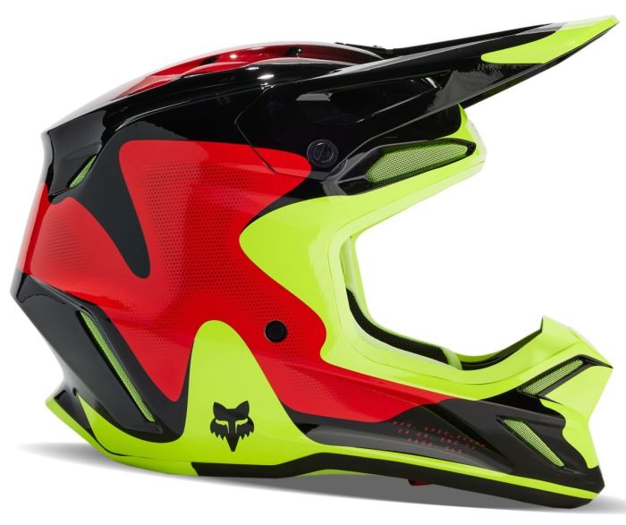 Мотошолом Fox V3 Revise Helmet Red
