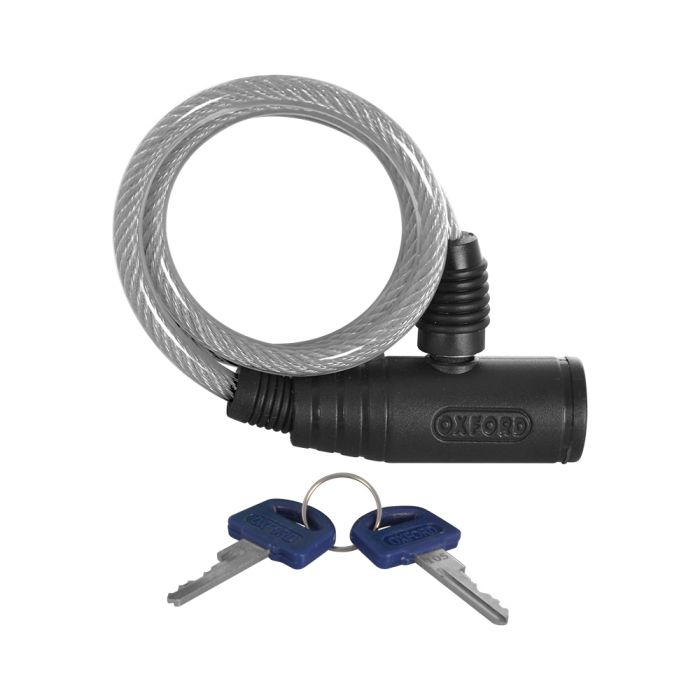 Трос протиугінний Oxford Bumper Cable Lock Clear 6mm x 600mm