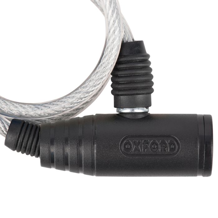 Трос протиугінний Oxford Bumper Cable Lock Clear 6mm x 600mm