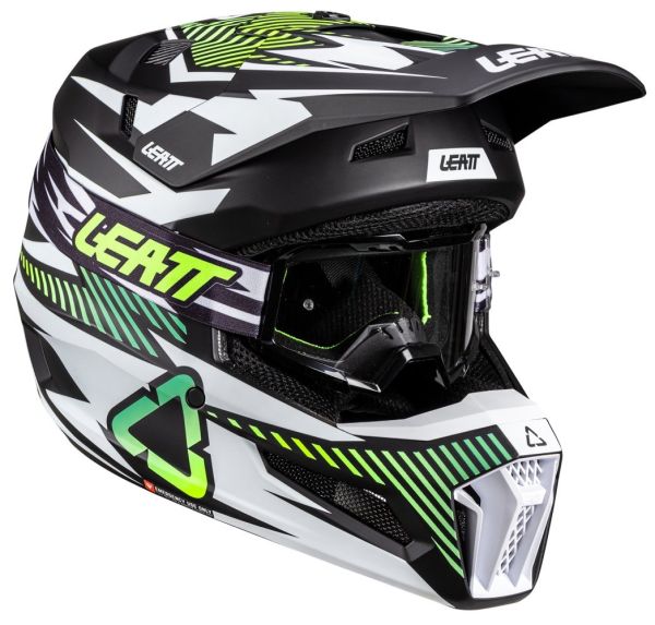 Шолом Leatt Moto 3.5 Helmet + Goggle Storm Teal