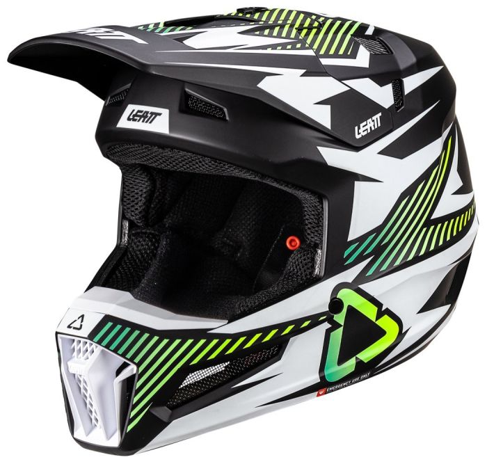 Шолом Leatt Moto 3.5 Helmet + Goggle Storm Teal