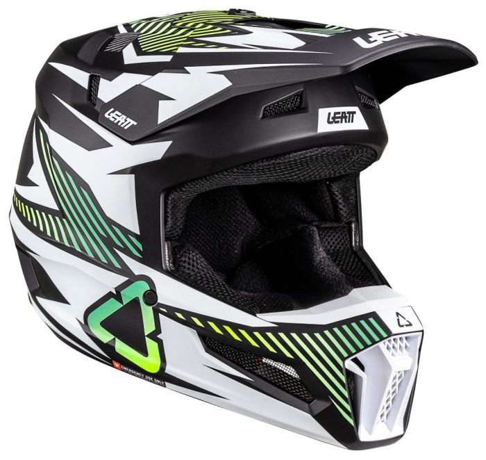 Шолом Leatt Moto 3.5 Helmet + Goggle Storm Teal