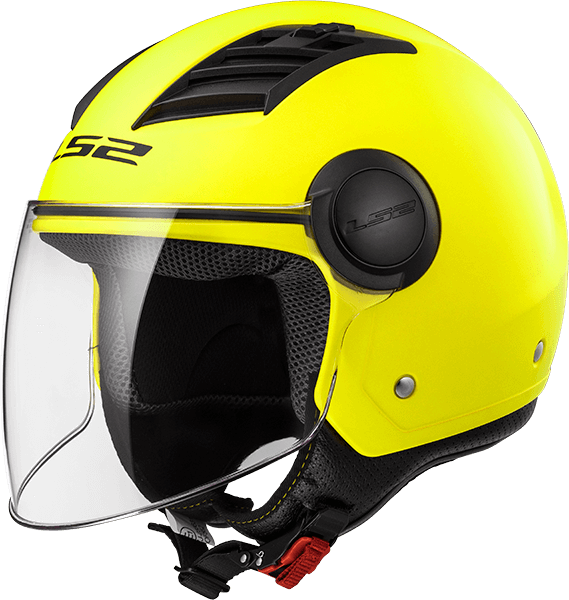 Мотошолом LS2 OF562 Airflow Matt Hi-Vis Yellow Long