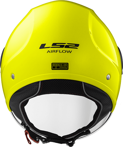 Мотошолом LS2 OF562 Airflow Matt Hi-Vis Yellow Long