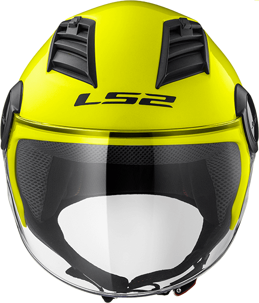Мотошолом LS2 OF562 Airflow Matt Hi-Vis Yellow Long