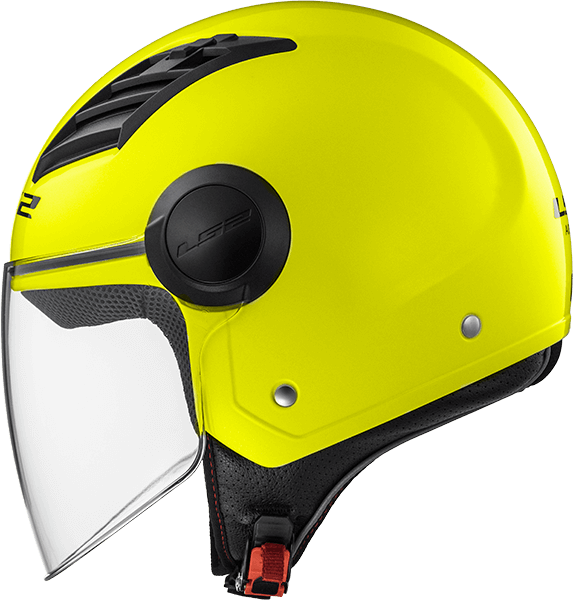 Мотошолом LS2 OF562 Airflow Matt Hi-Vis Yellow Long
