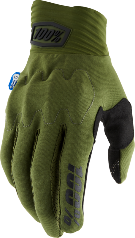Моторукавички Ride 100% COGNITO Glove Smart Shock Army Green