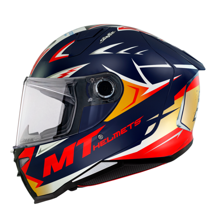 Мотошолом MT Revenge 2 S Acosta A37 Matt Blue ECE2206