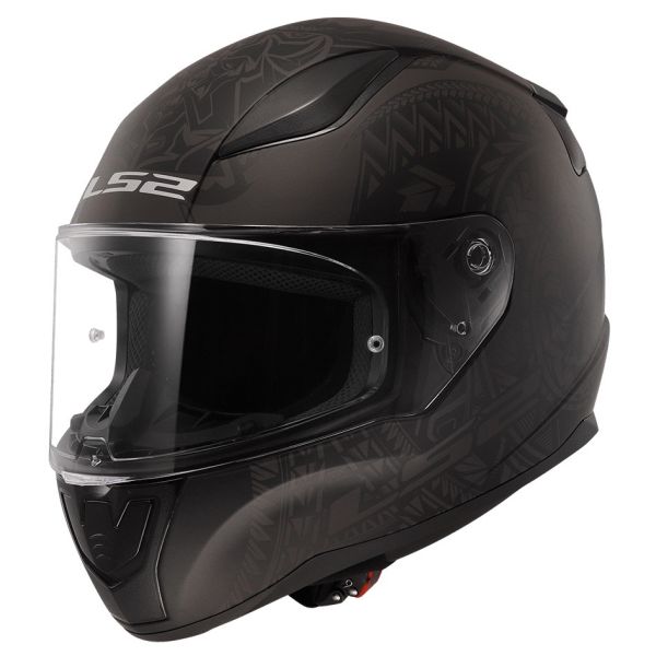 Мотошолом LS2 FF353 Rapid 2 Takaroa Matt Black 7C Grey