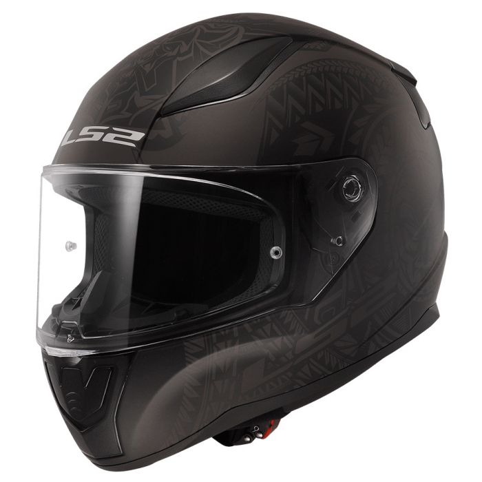 Мотошолом LS2 FF353 Rapid 2 Takaroa Matt Black 7C Grey